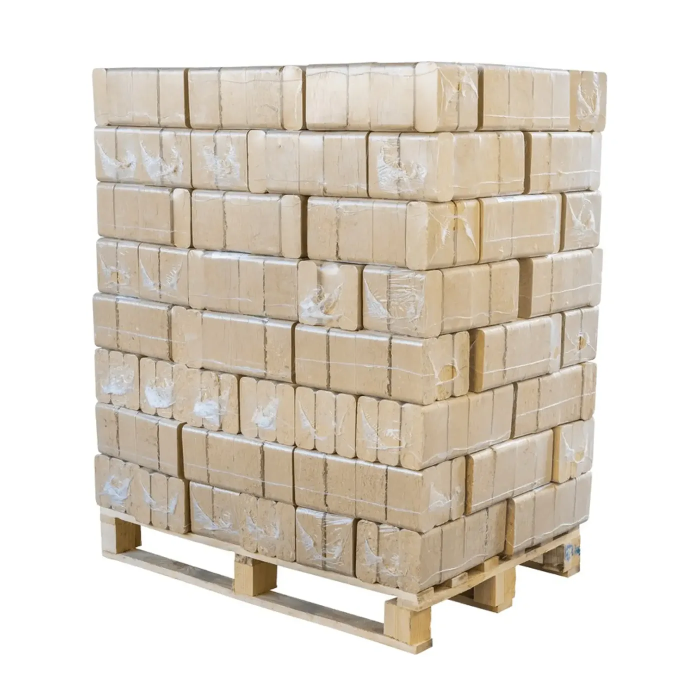 Dřevěné brikety RUF paleta 960 kg