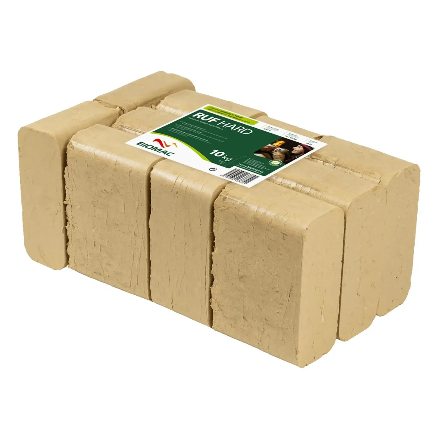 Dřevěné brikety RUF 10 kg