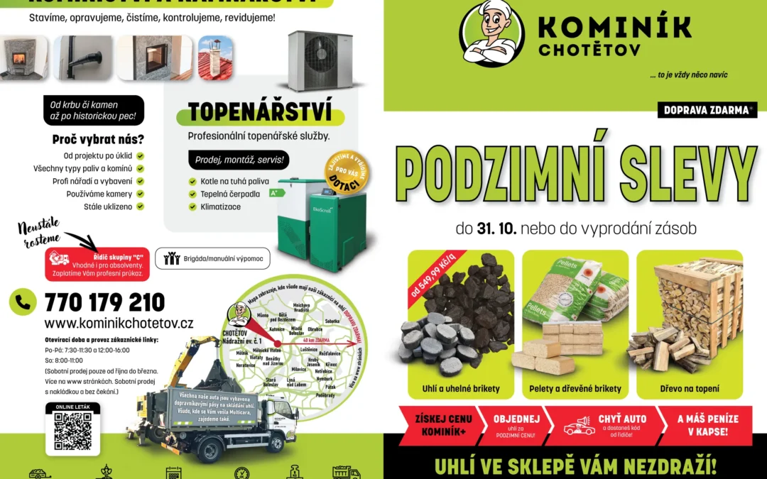 Podzimní slevy 2025