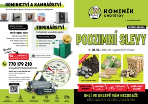 Podzimní slevy na uhlí a dřevo