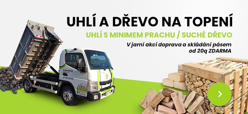 Doprava uhlí, dřeva a kameniva zdarma