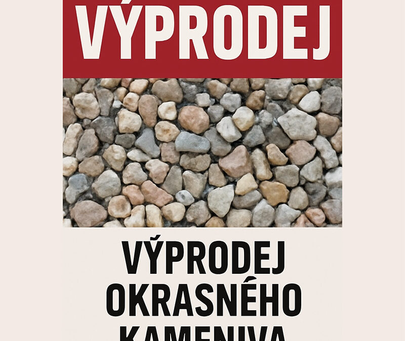 Výprodej okrasného kameniva